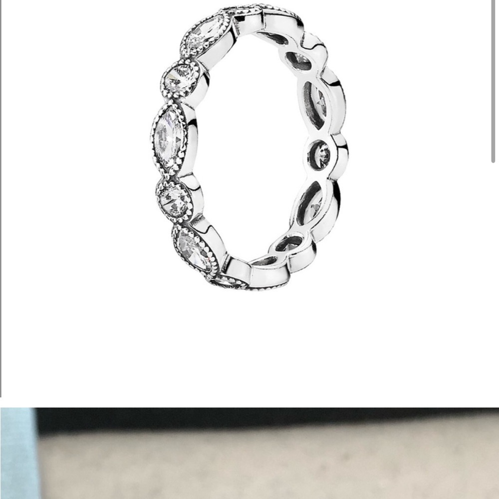 Pandora Alluring Brilliant Marquise Stackable Ring Sterling silver